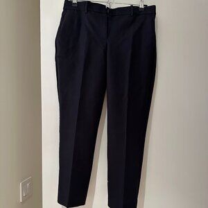 NWT - Ann Taylor Petite Ankle Pant Curvy Fit - Size 4 Petite - Dark Blue
